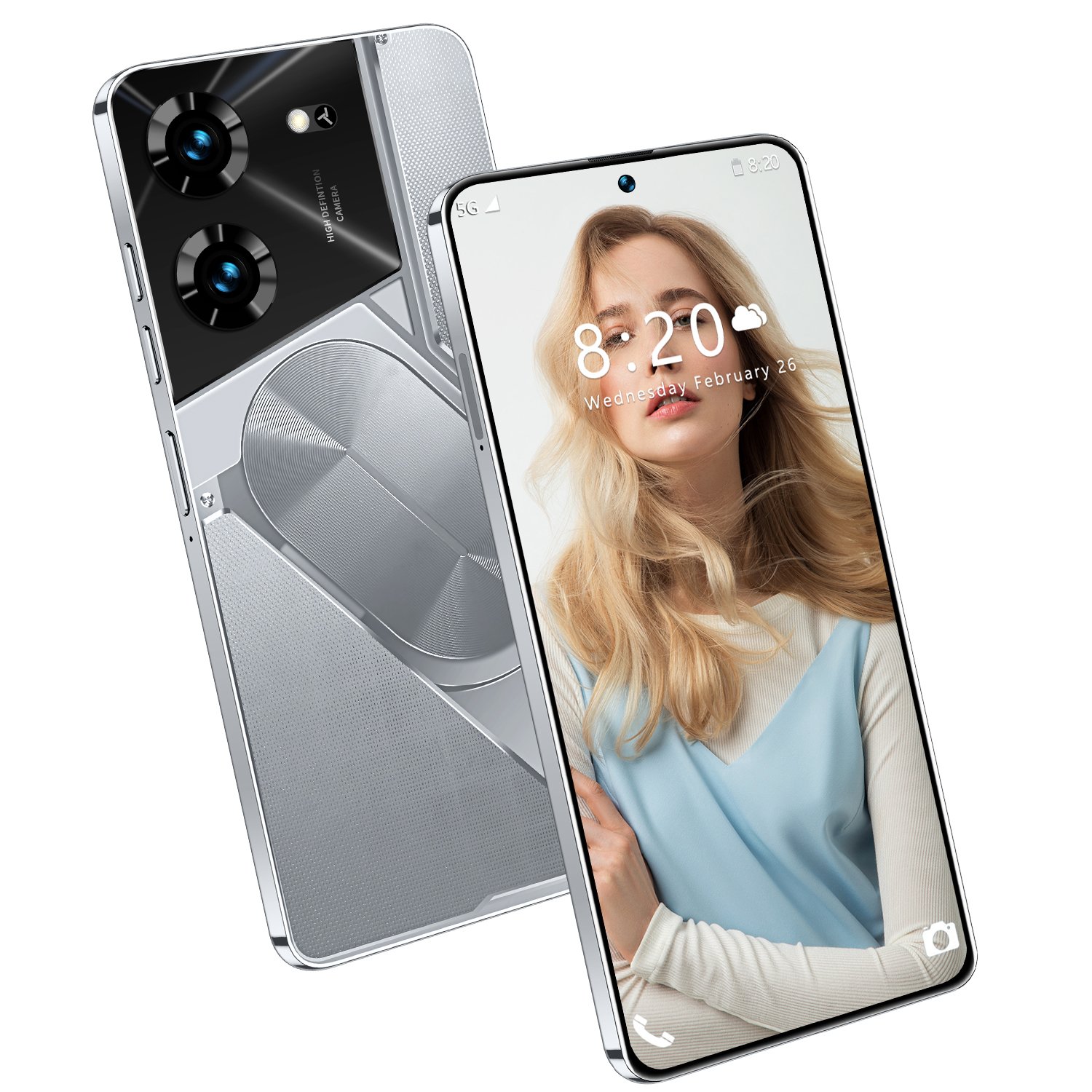 Hot Selling 2024 Pova 5 Pro - 6.53 Inch Big Screen Gaming Phone 3Gb+32Gb Dual Sim Face Recognition Smart Phones
